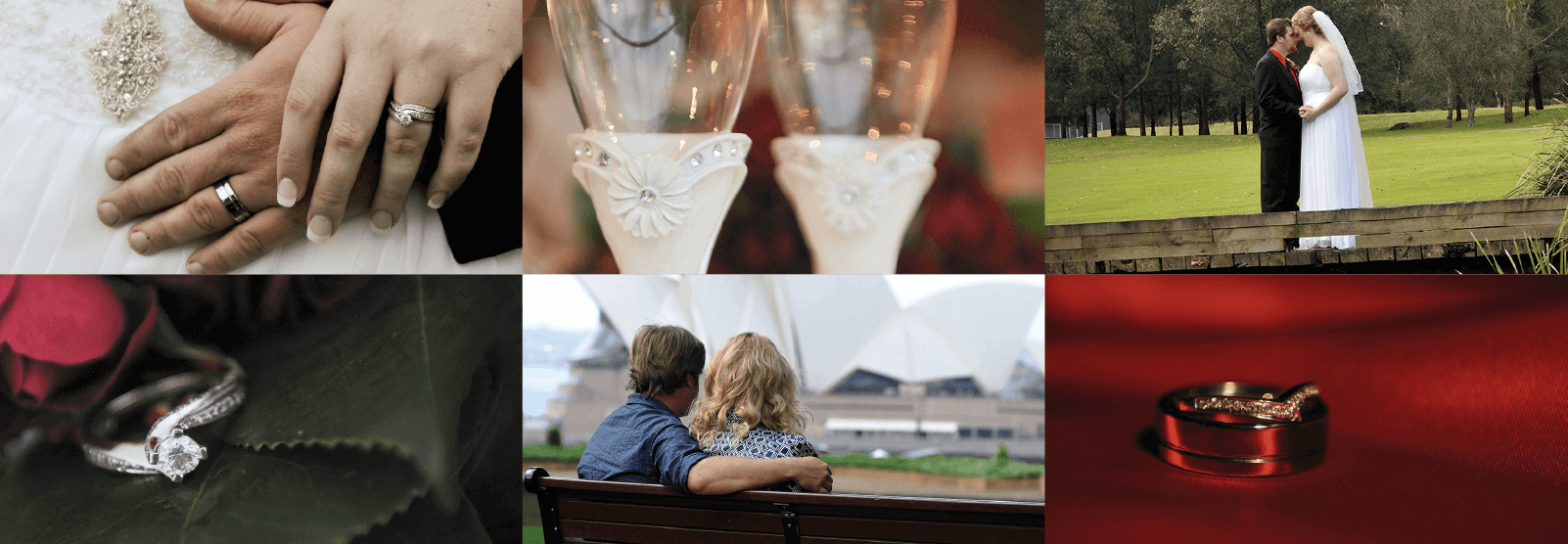 wedding collage